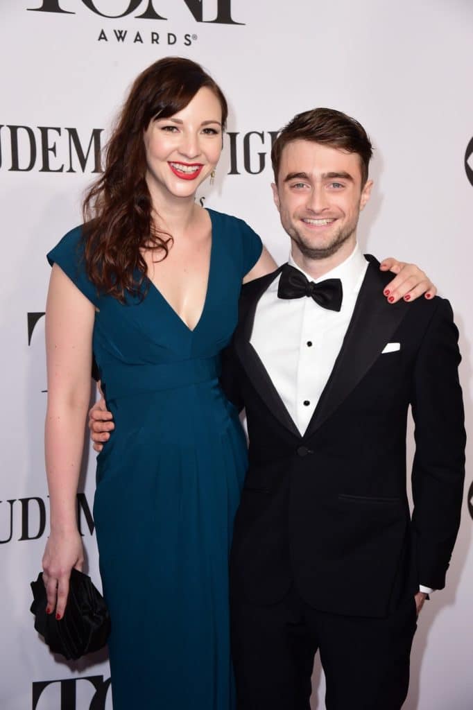 Erin Darke (5'7") w/ Daniel Radcliffe (5'5")