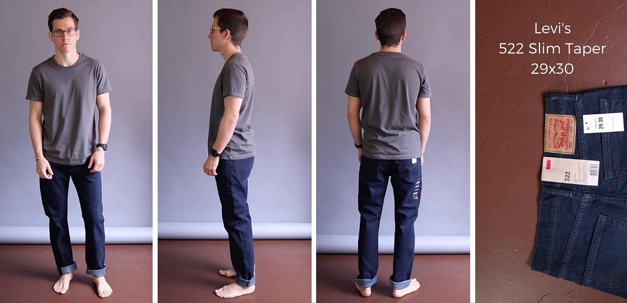 Levis 522 Slim Taper Jeans