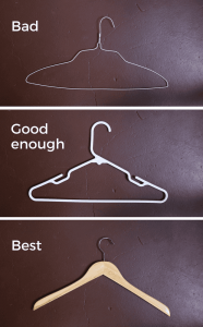 Types of shirt hangers