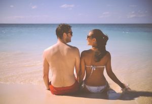 Couple at the beach