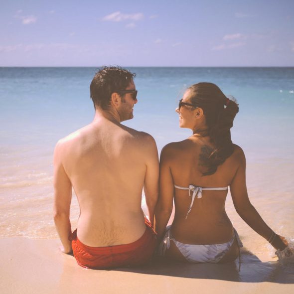 Couple at the beach