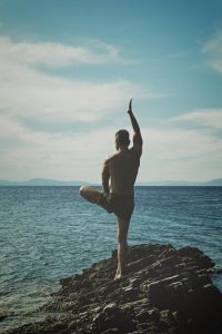 Standing yoga pose