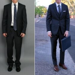 Suit fit good vs bad