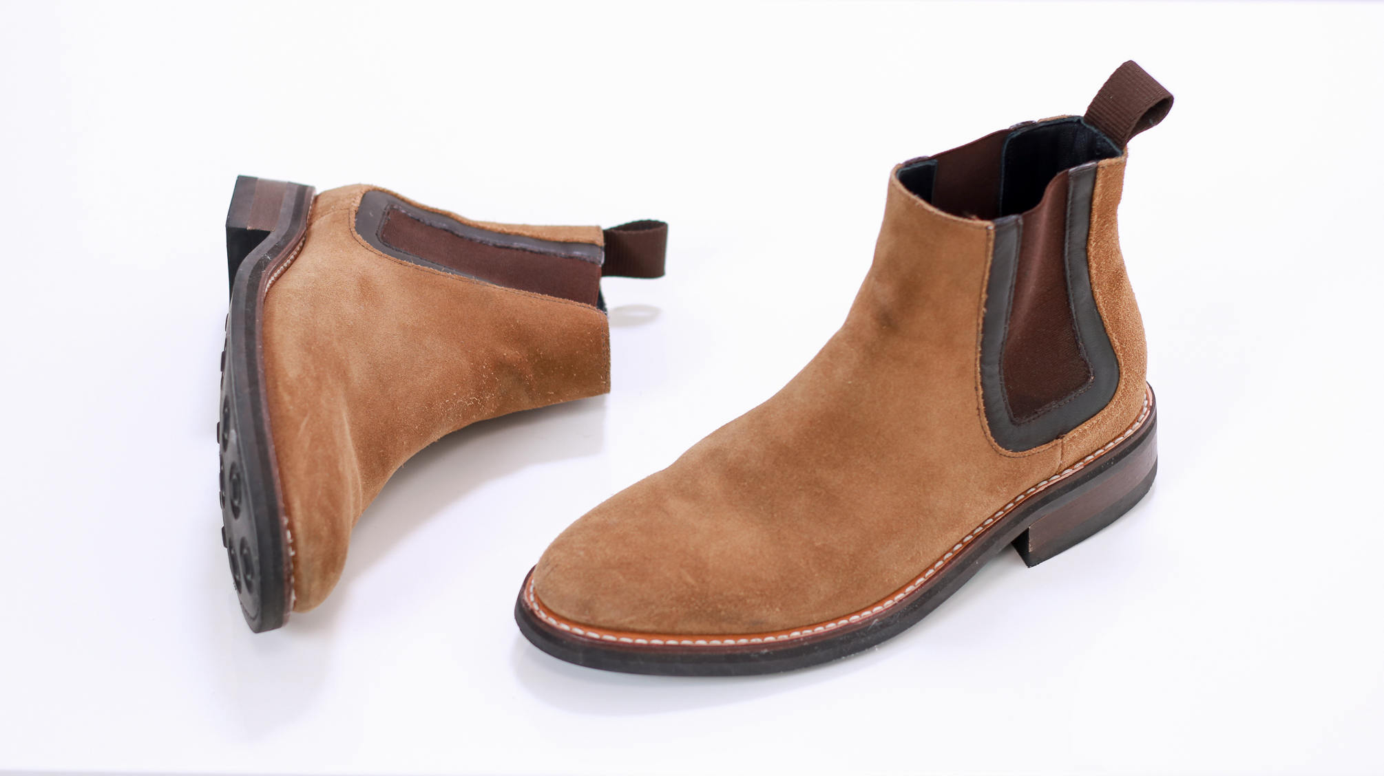 Suede Chelsea boots