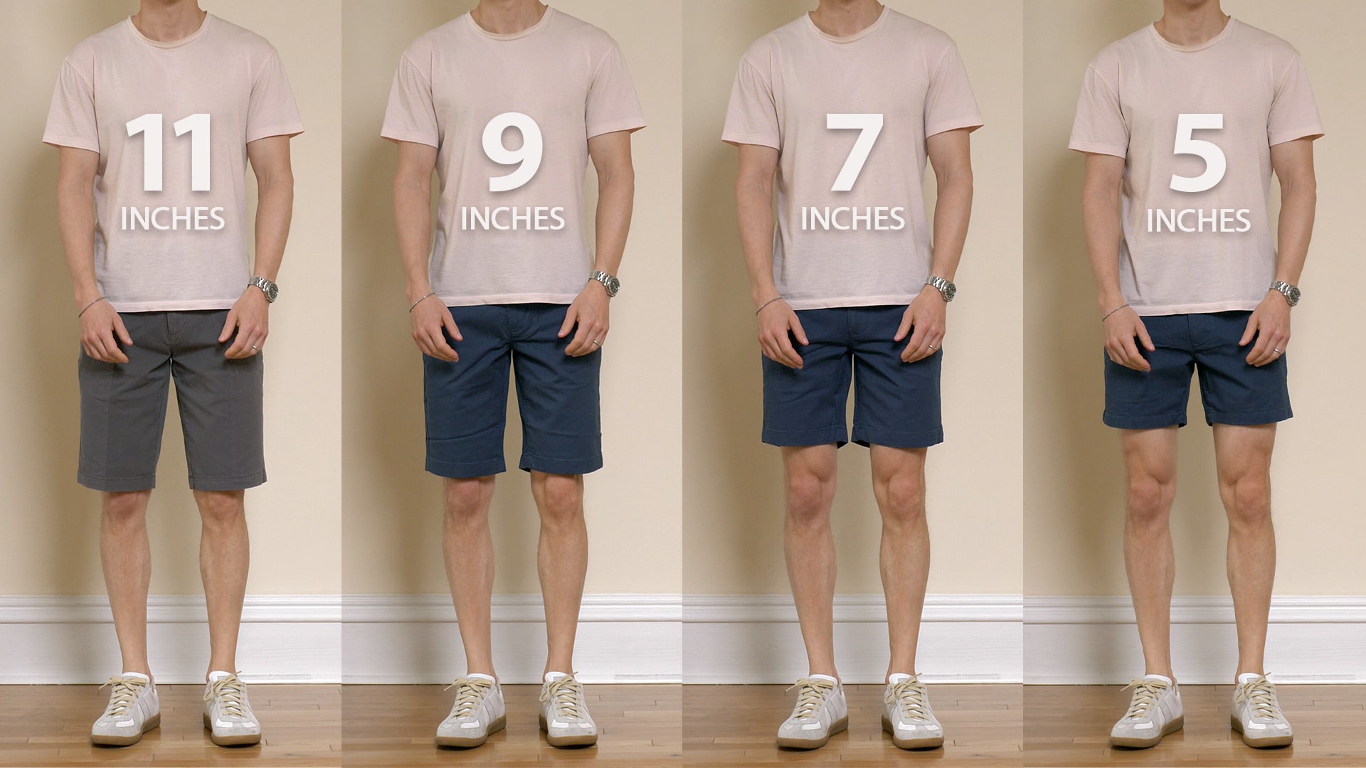 Shorts Length Comparison