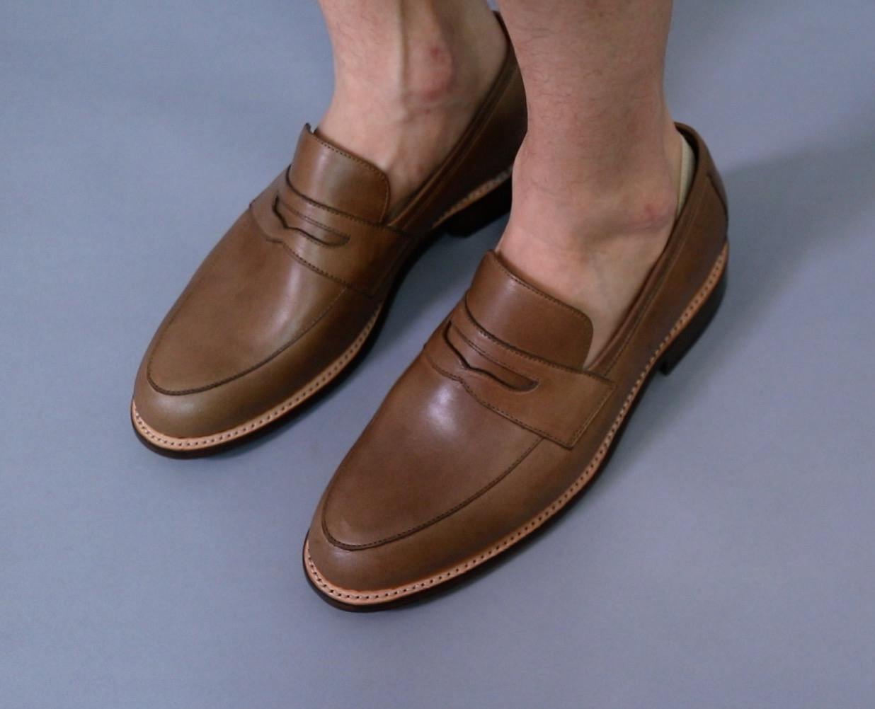 Casual loafers are great shoes to wear with shorts