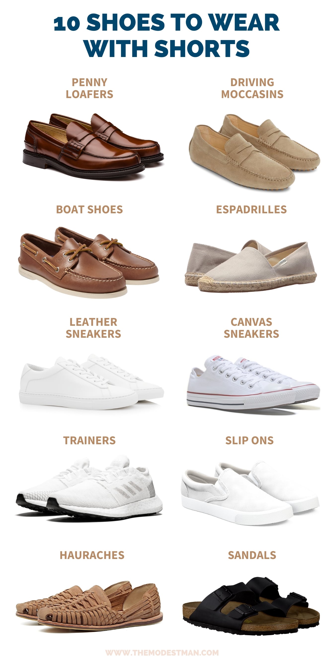 Shoes to Wear With Shorts