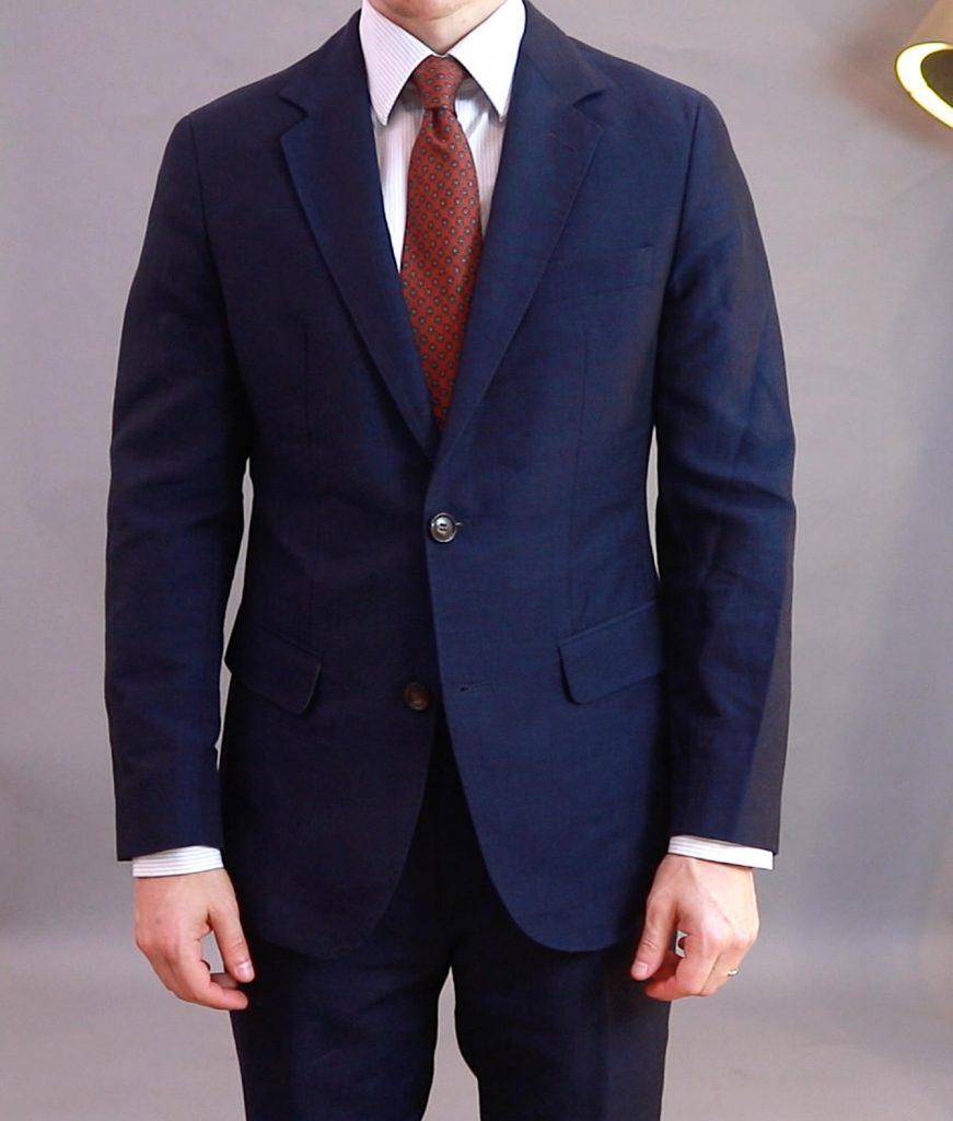 Oliver Wicks made-to-measure suit (unstructured "soft shoulders" jacket)