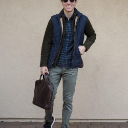 Flannel and fleece with vest