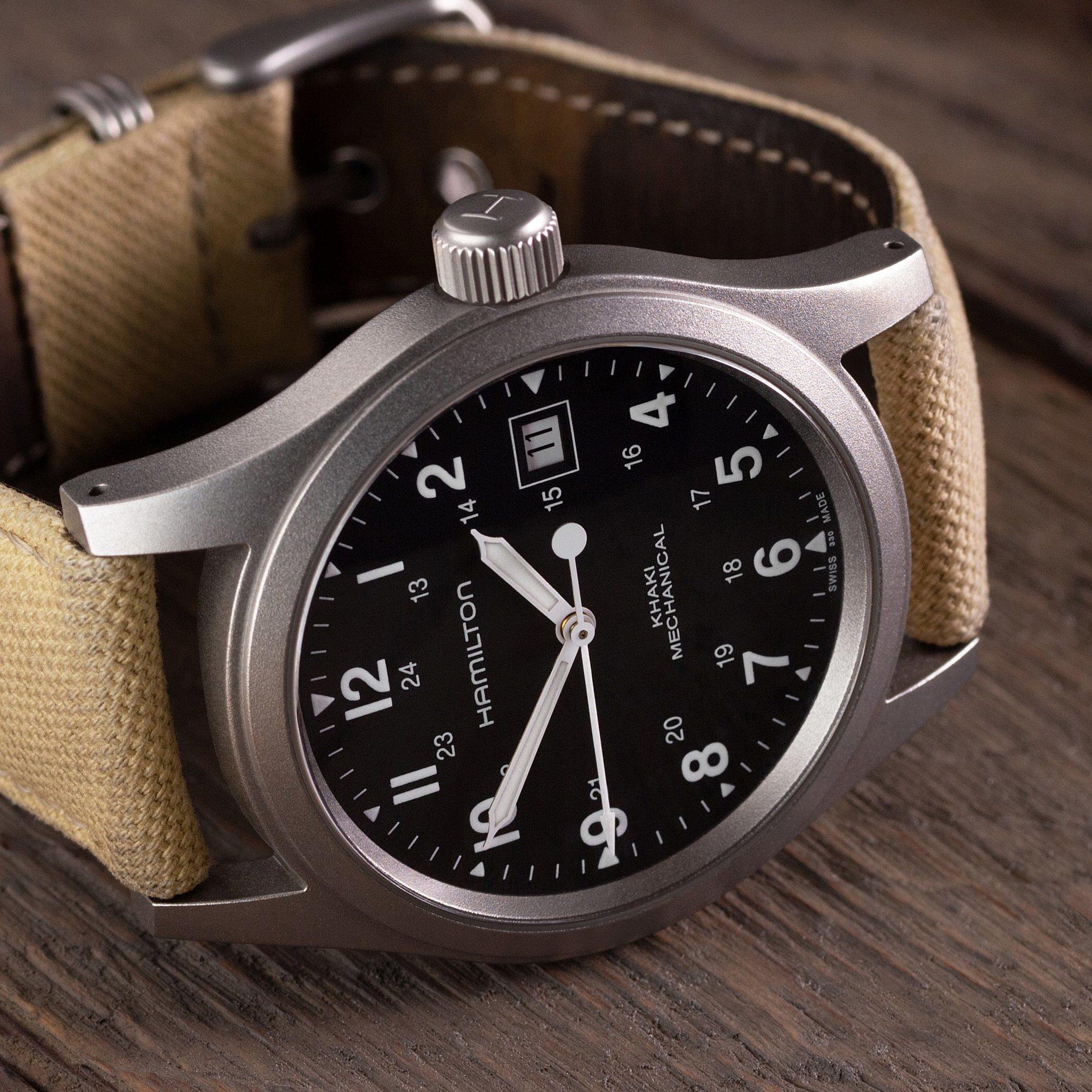 Hamilton Khaki Mechanical - The Modest Man - crop