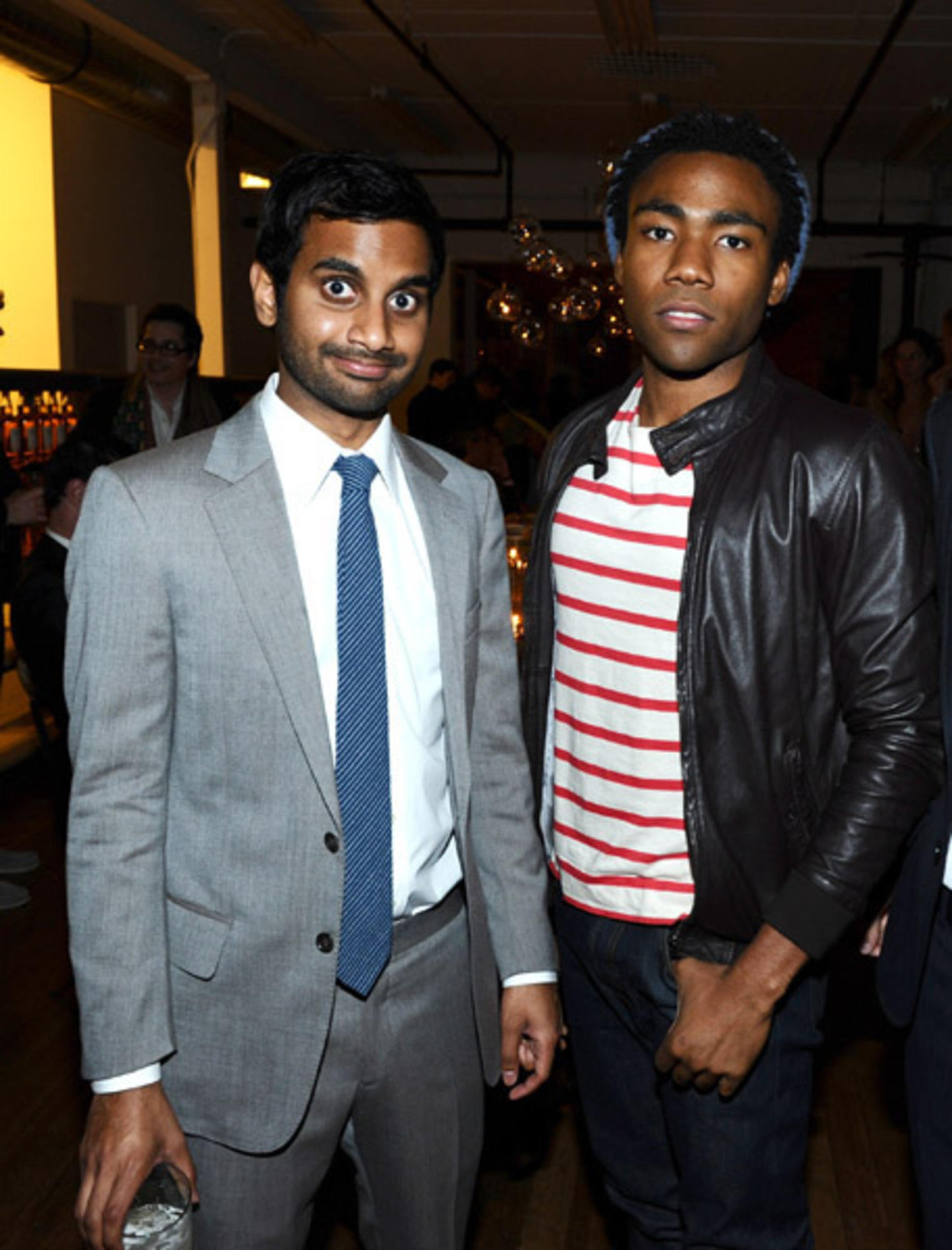 Aziz Ansari and Donald Glover