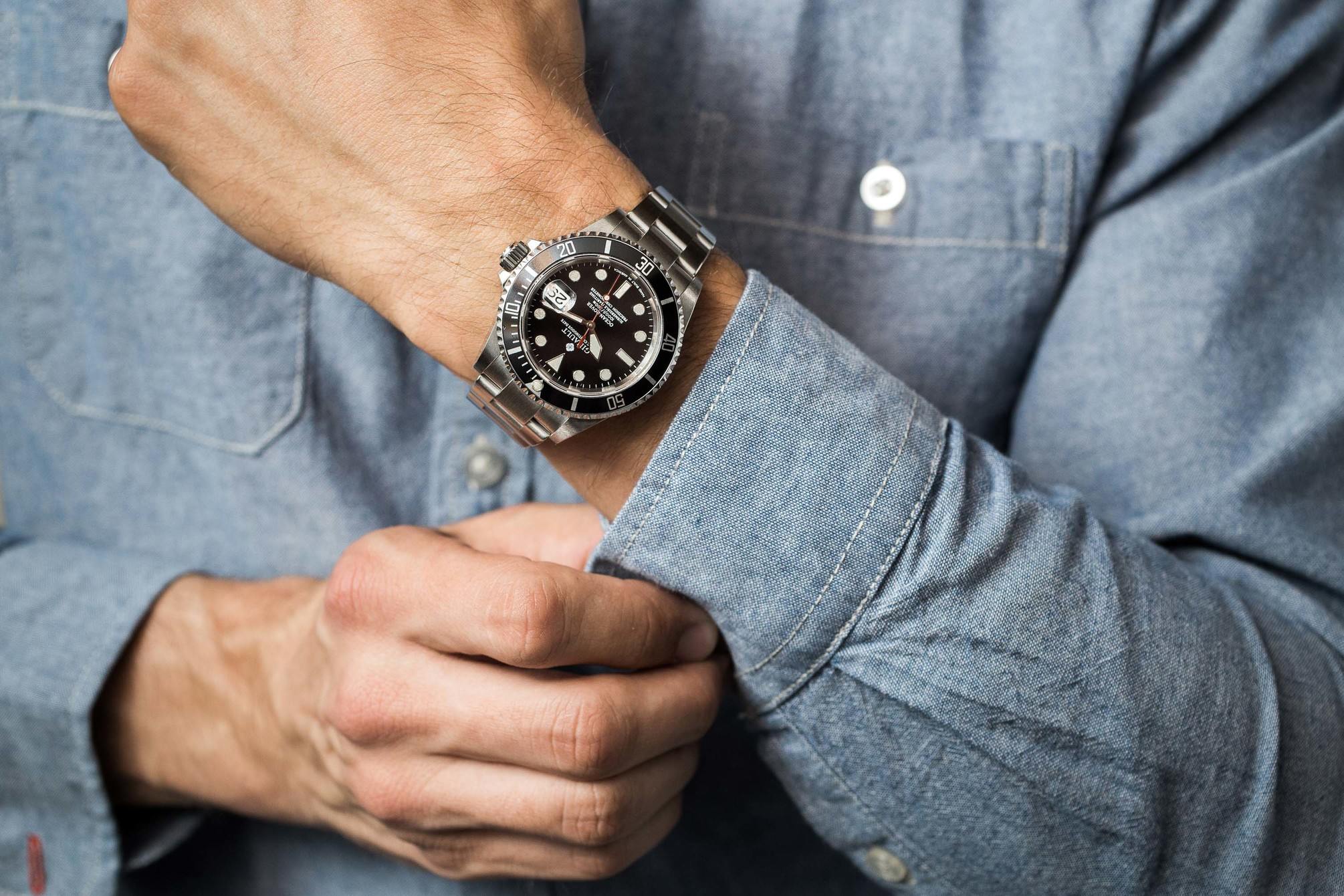 Ginault Ocean Rover on wrist