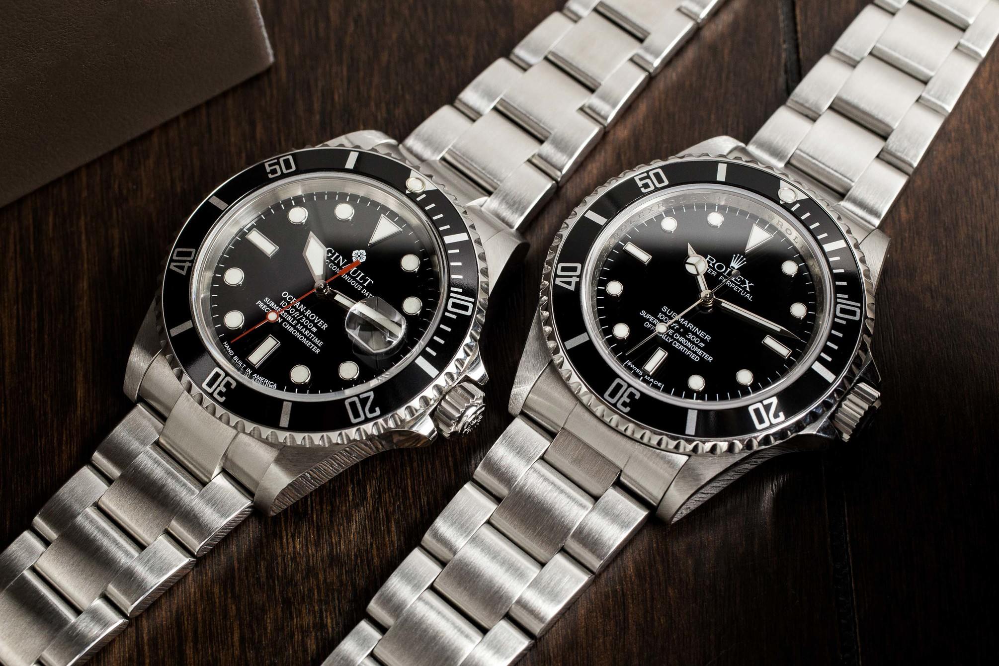 Ginault Ocean Rover vs Rolex Submariner 2