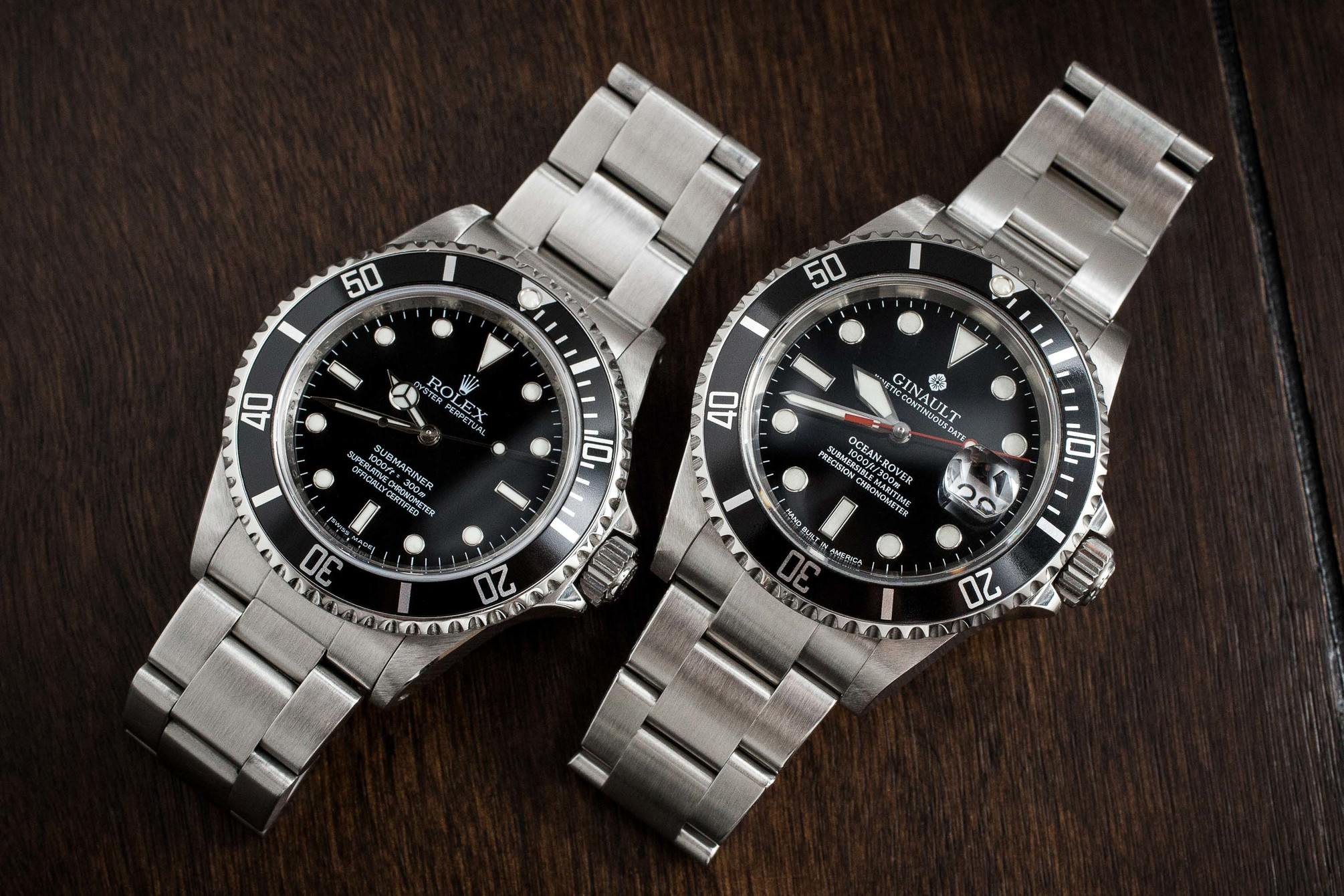 Ginault Ocean Rover vs Rolex Submariner