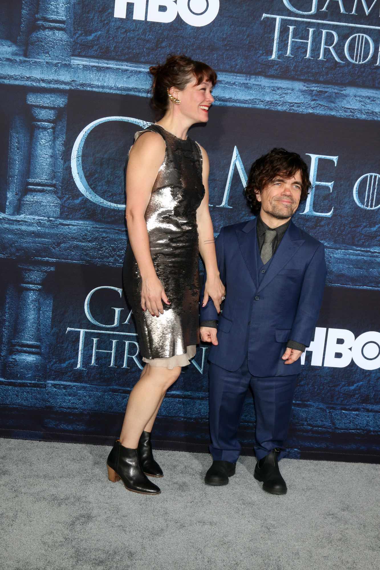 Peter Dinklage and Erica Schmidt