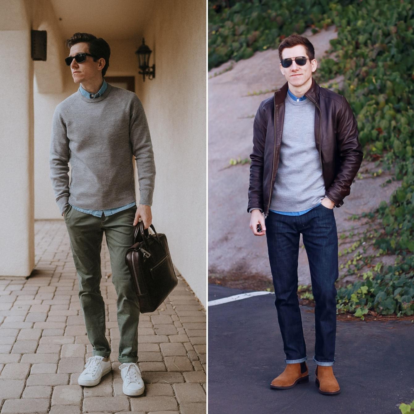 Chinos vs Jeans casual