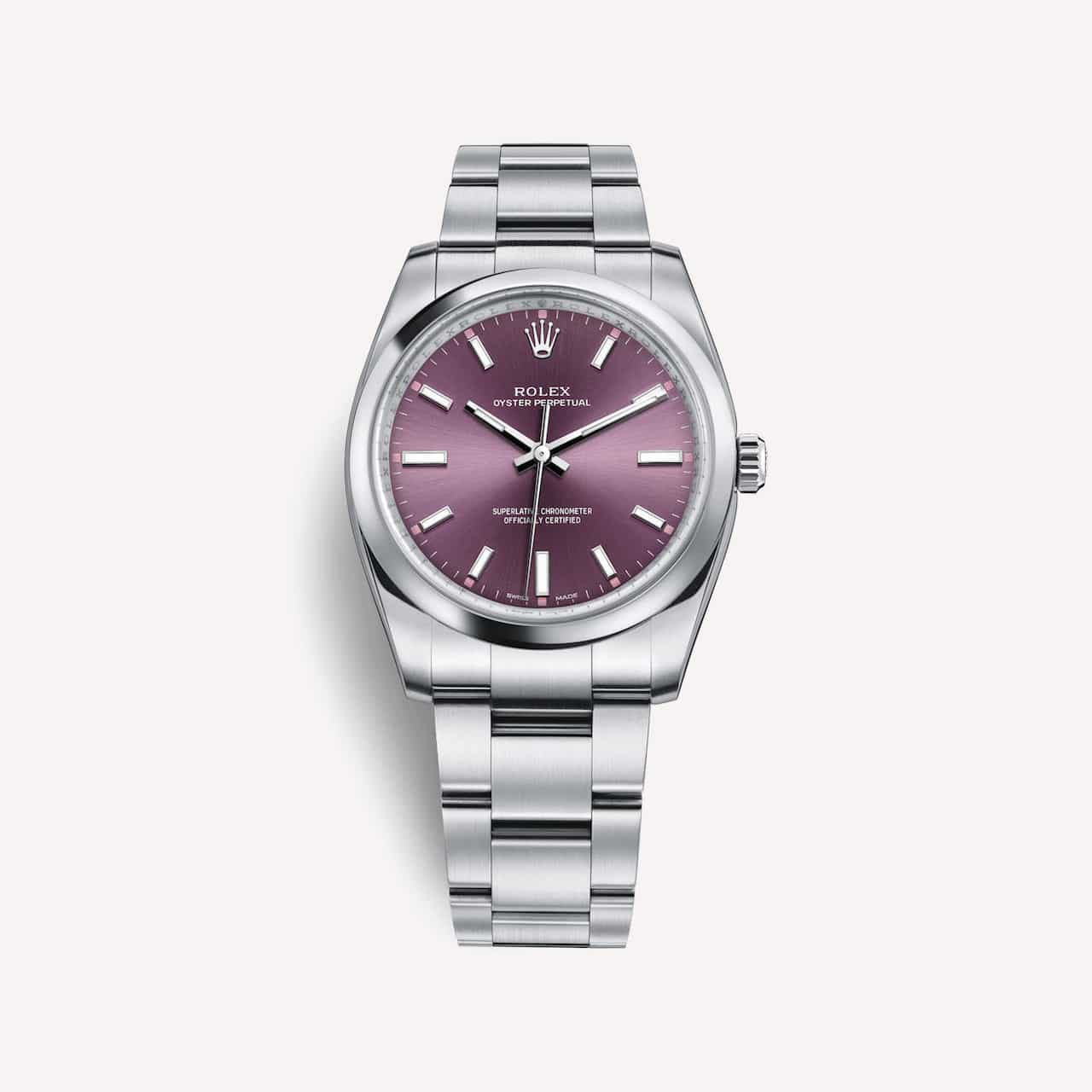 Rolex Oyster Perpetual 34mm Grape