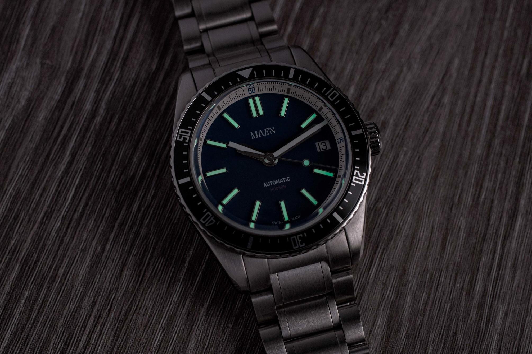 Maen Hudson Automatic 38mm lume