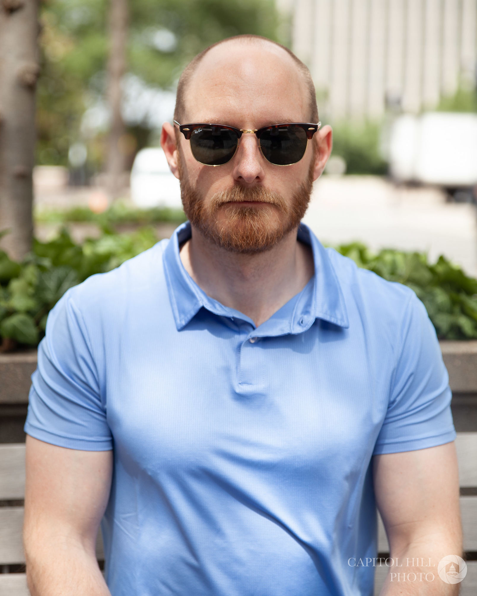 Barbell Apparel Ultralight Polo in Steel Blue