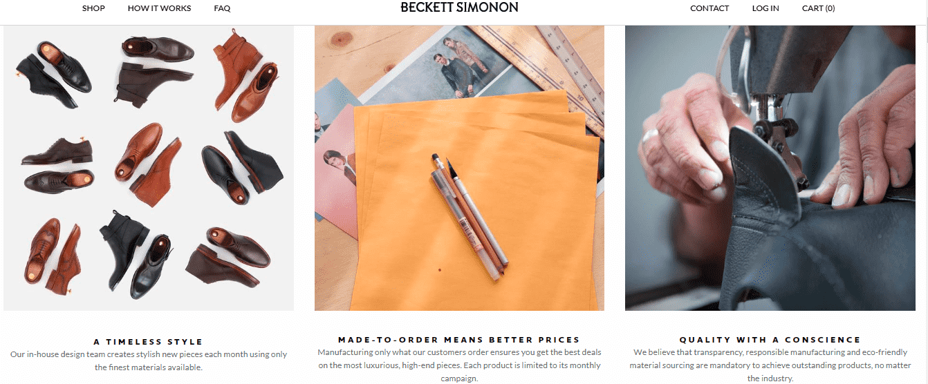 Beckett Simonon website