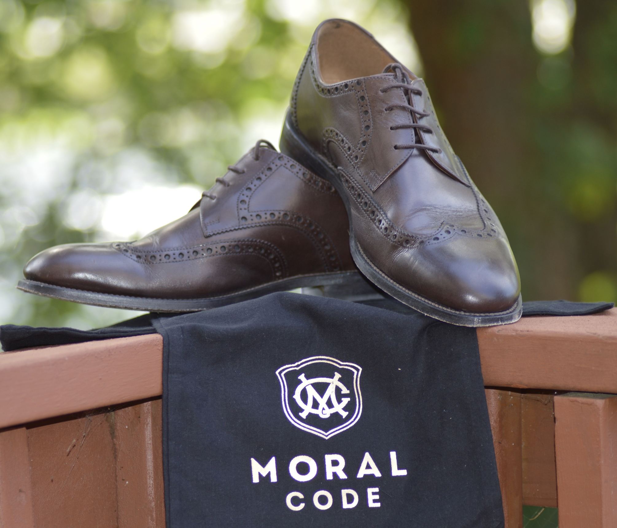 Moral Code Brogued Dress Shoes