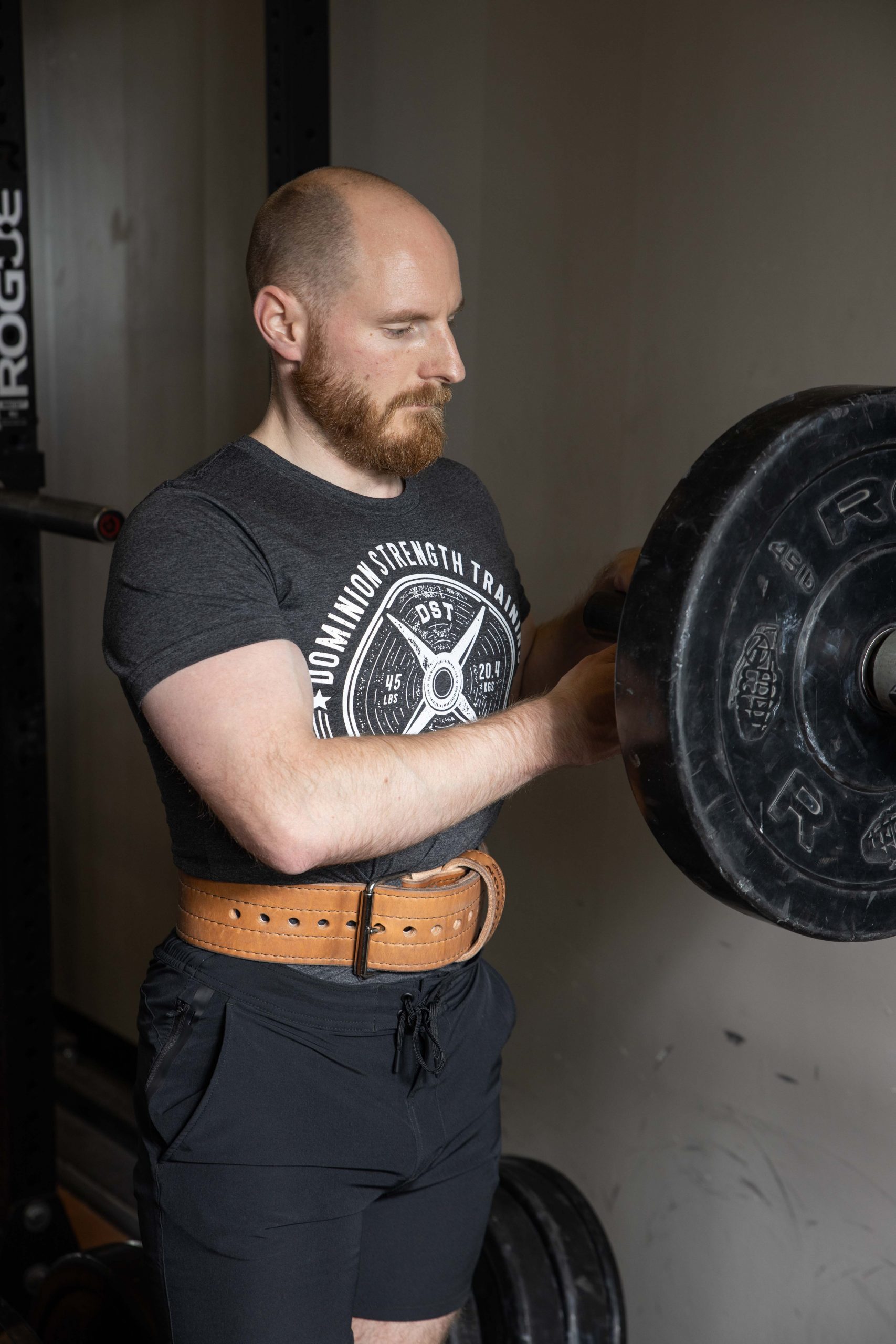 Loading up the barbell