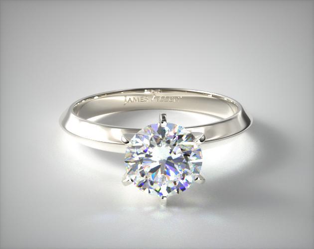 Solitaire Ring with Central Stone