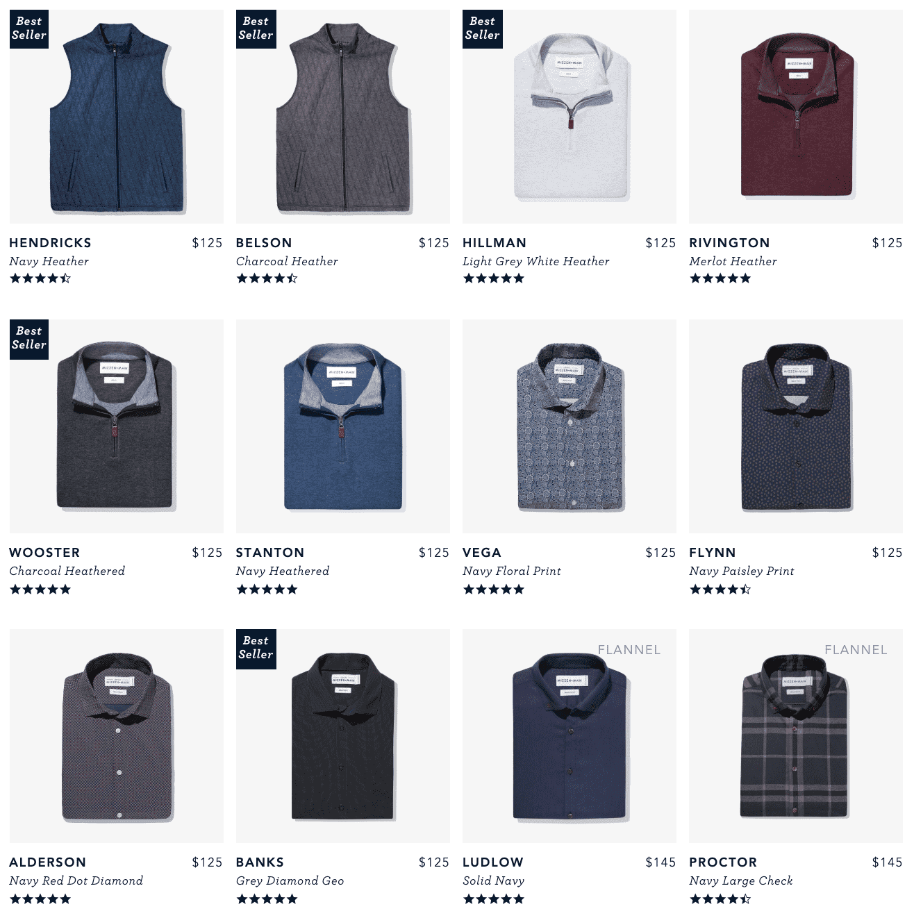 Mizzen and Main casual products