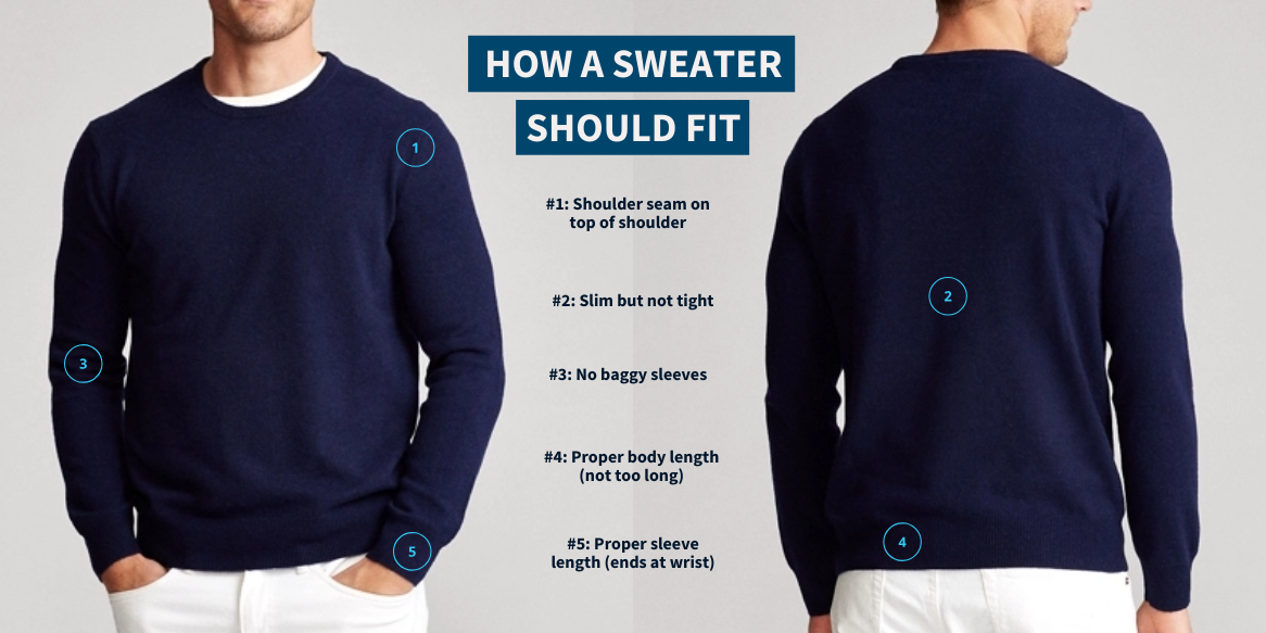 How a sweater should fit