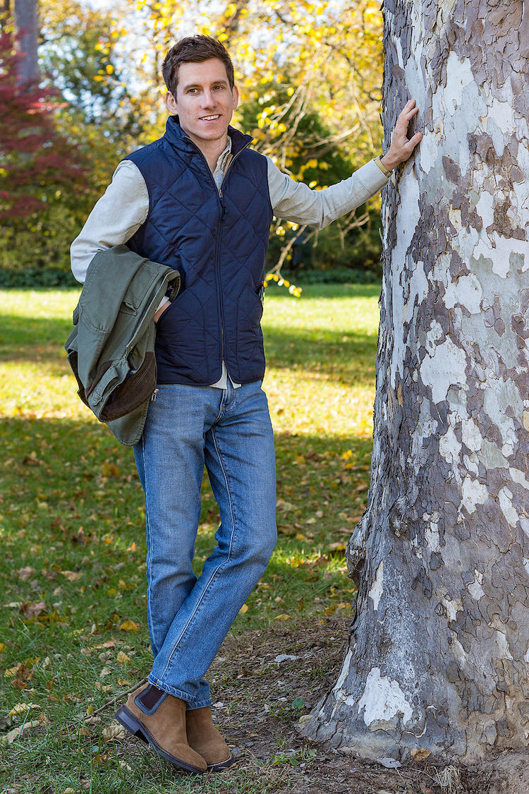 Brock in J.Crew vest