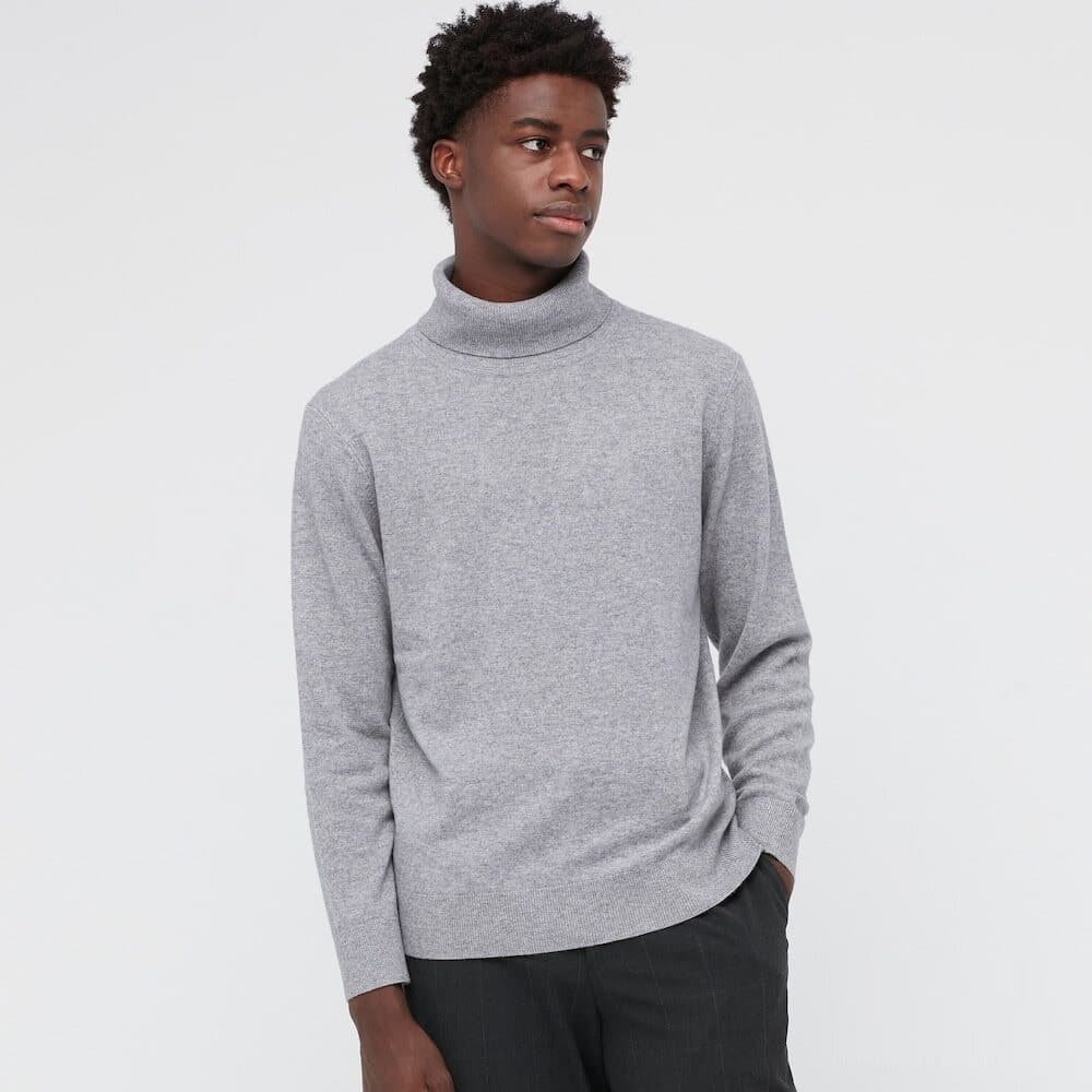 UNIQLO Men Cashmere Turtleneck Sweater