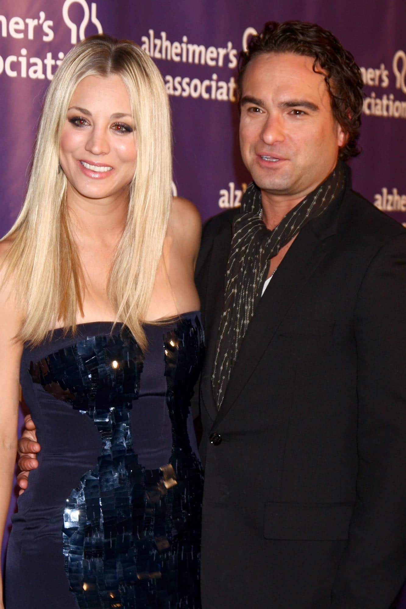 Johnny Galecki and Kaley Cuoco