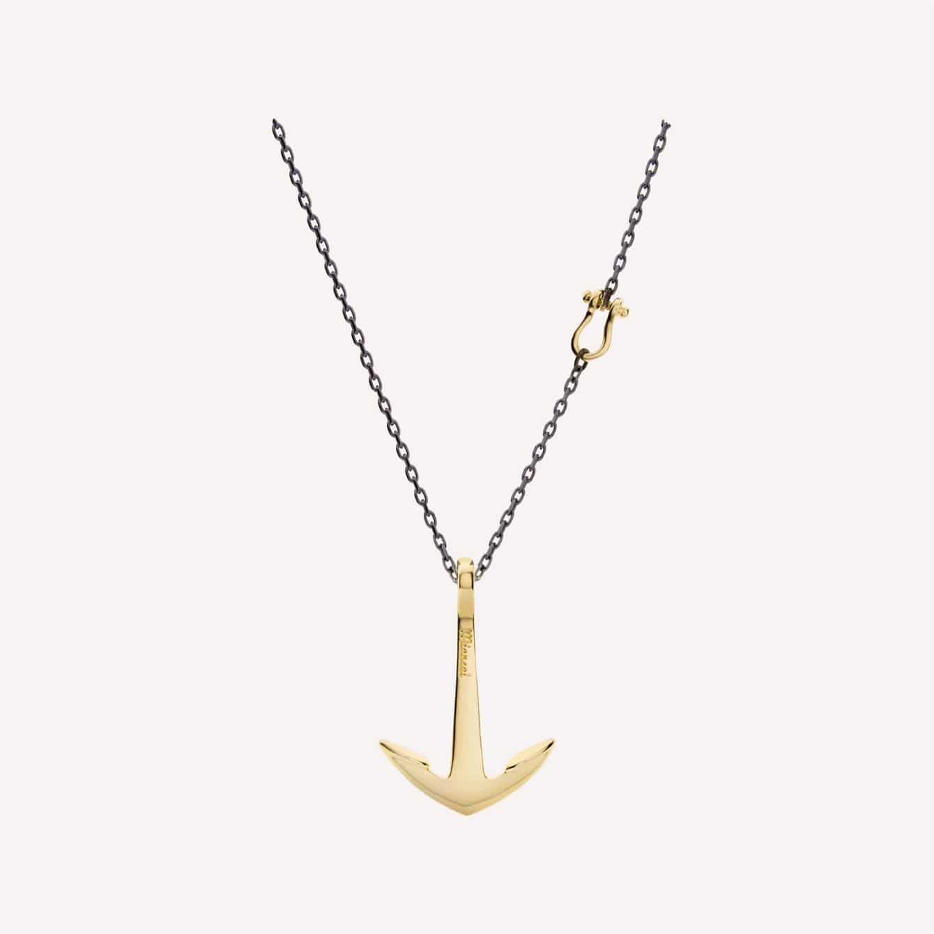 Miansai Anchor Necklace Gold