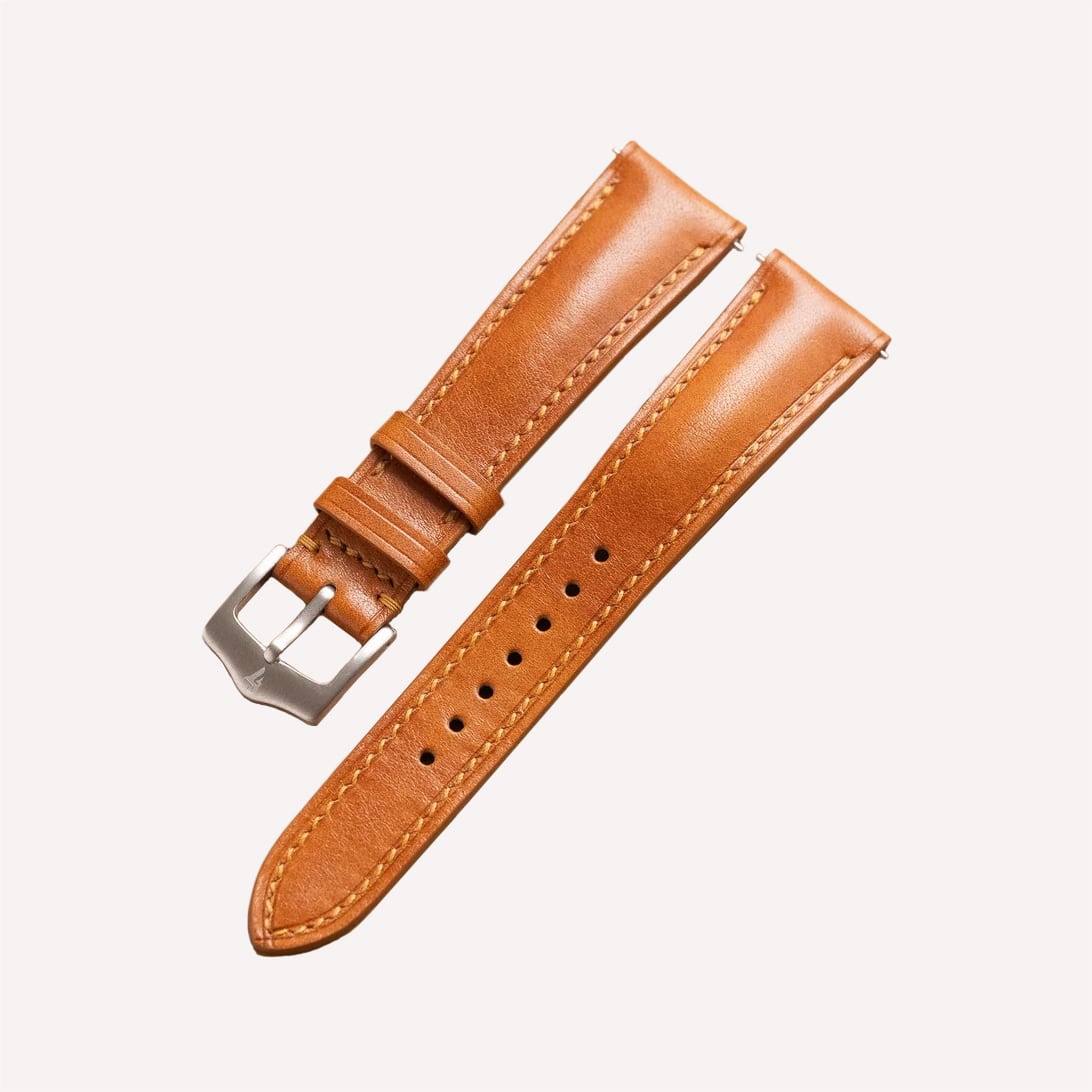 Seventhcreation Gold Brown Marble Strap