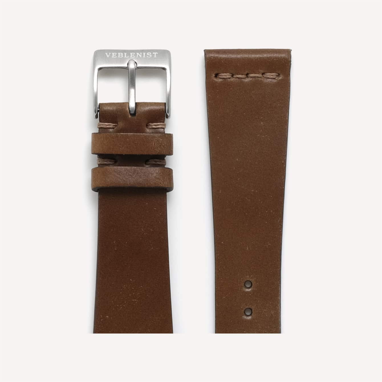 Veblenist Unlined Bourbon Shell Cordovan Strap