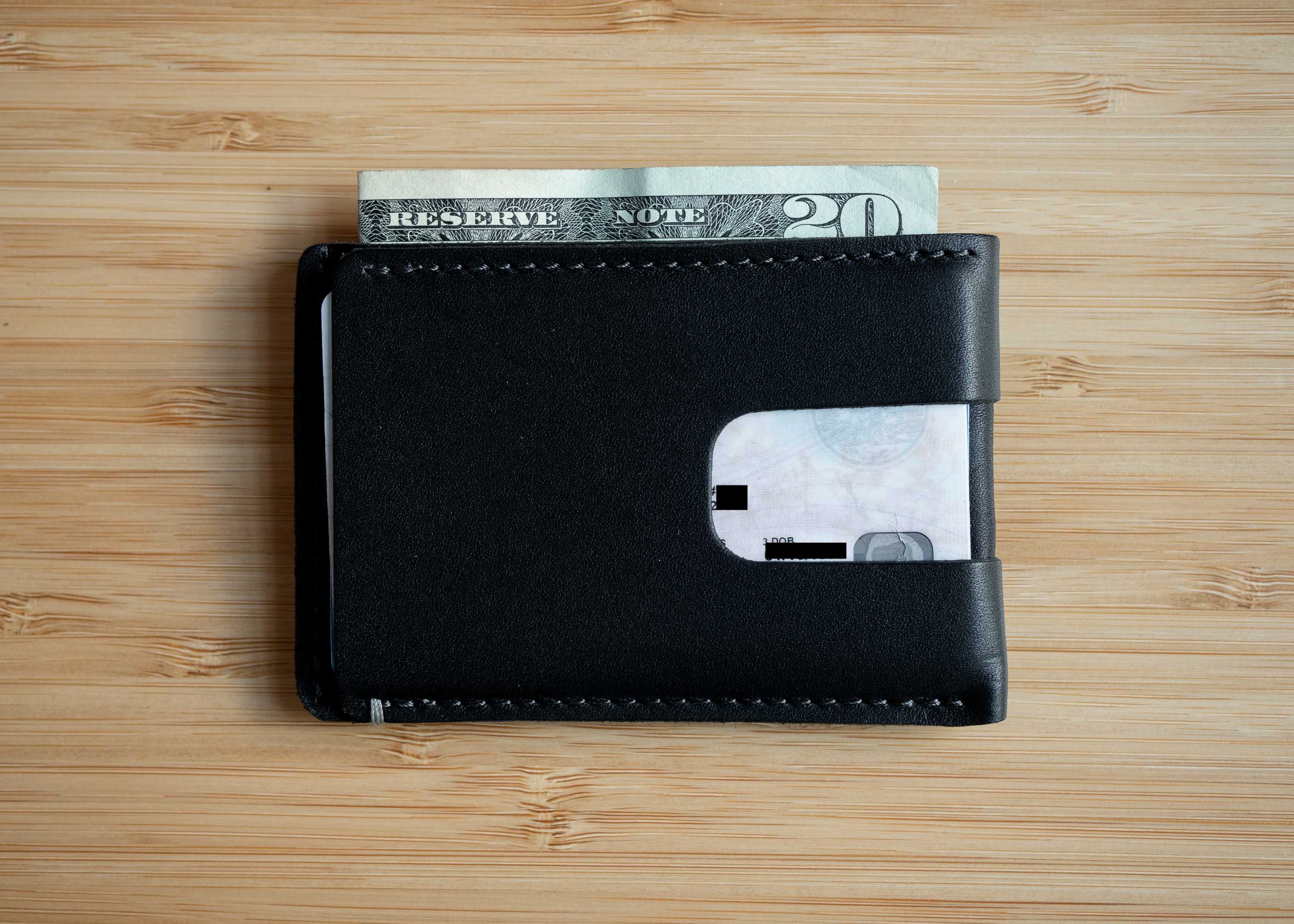 Anson Calder card wallet black