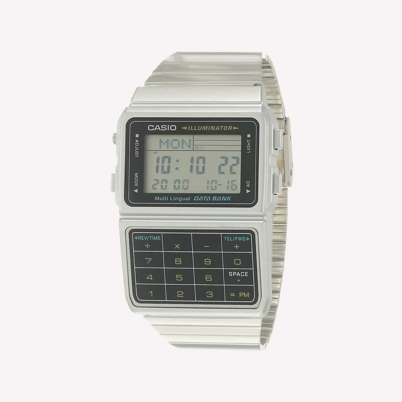 Casio Silver Calculator Watch DBC6111DF