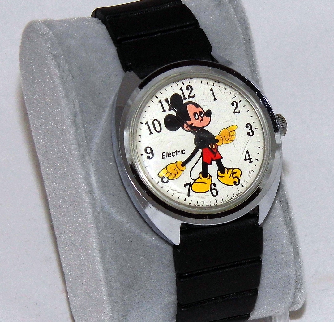 Vintage Mickey Mouse Watch By Timex Circa 1971