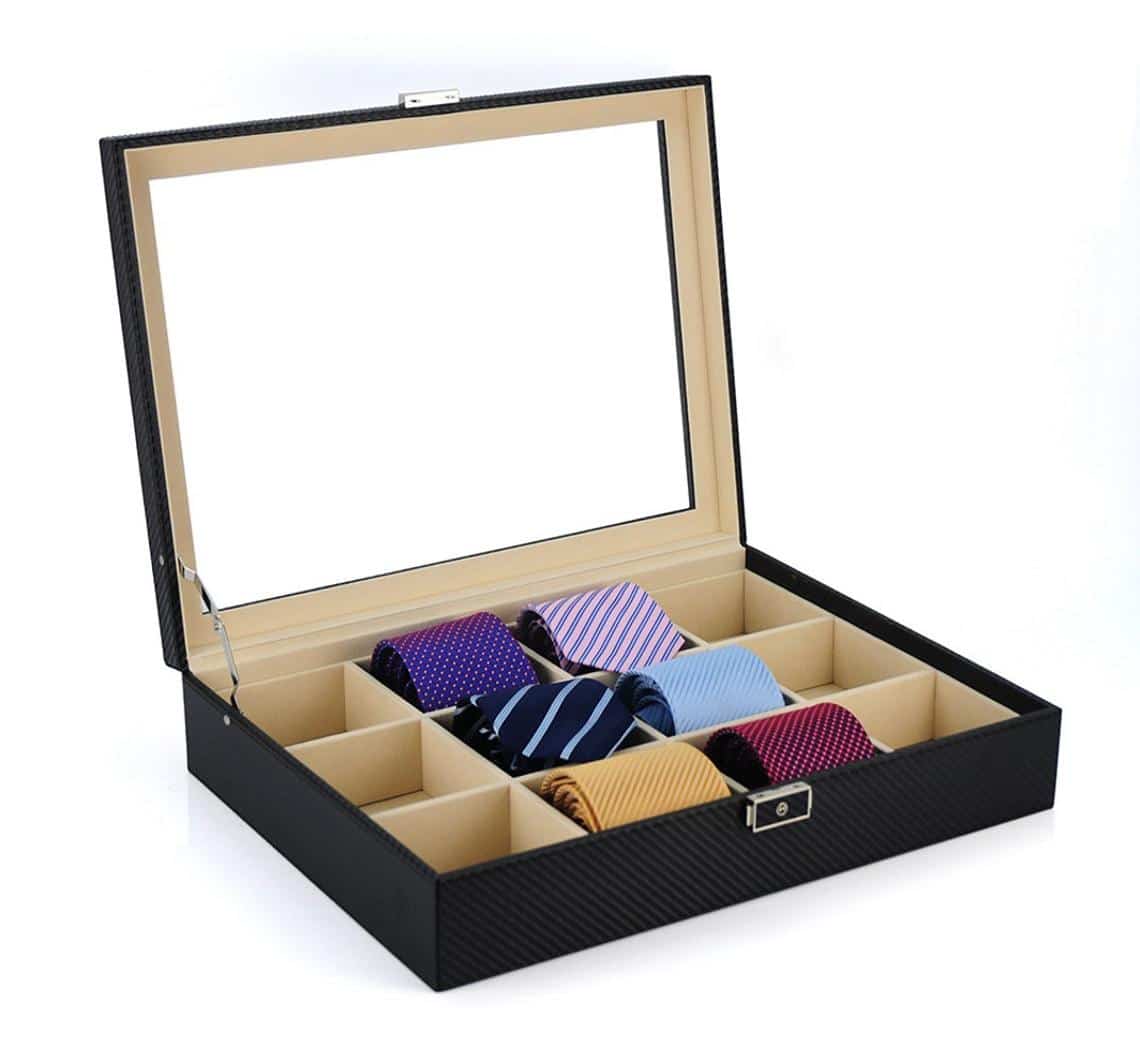 TimelyBuys Tie Display Case