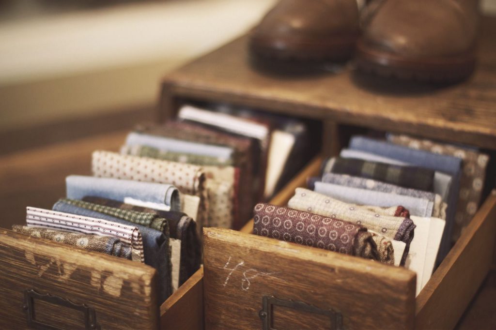 Storing Pocket Squares in a Box