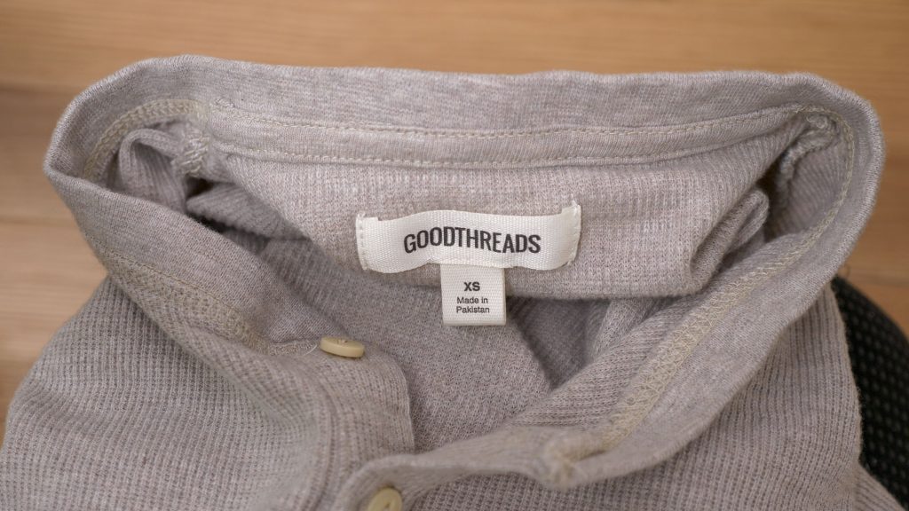 Amazon Goodthreads label