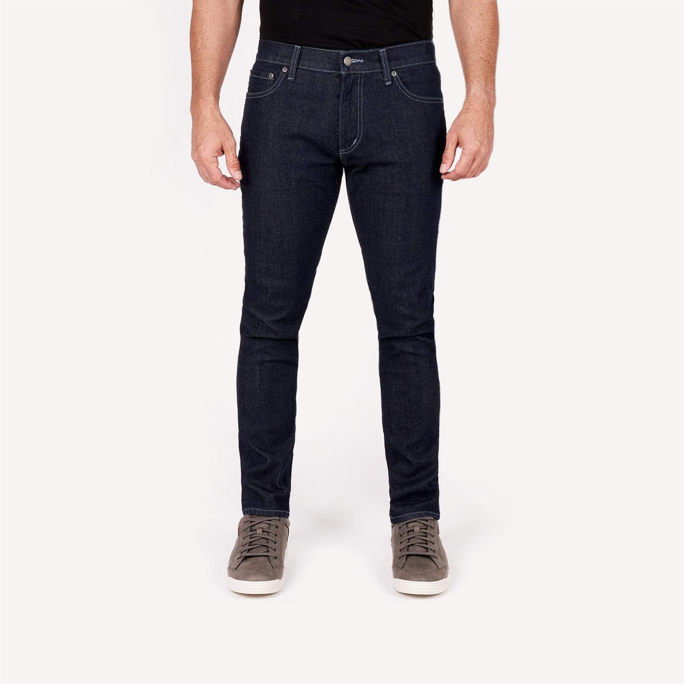 Ash and Erie indigo wash essential jeans