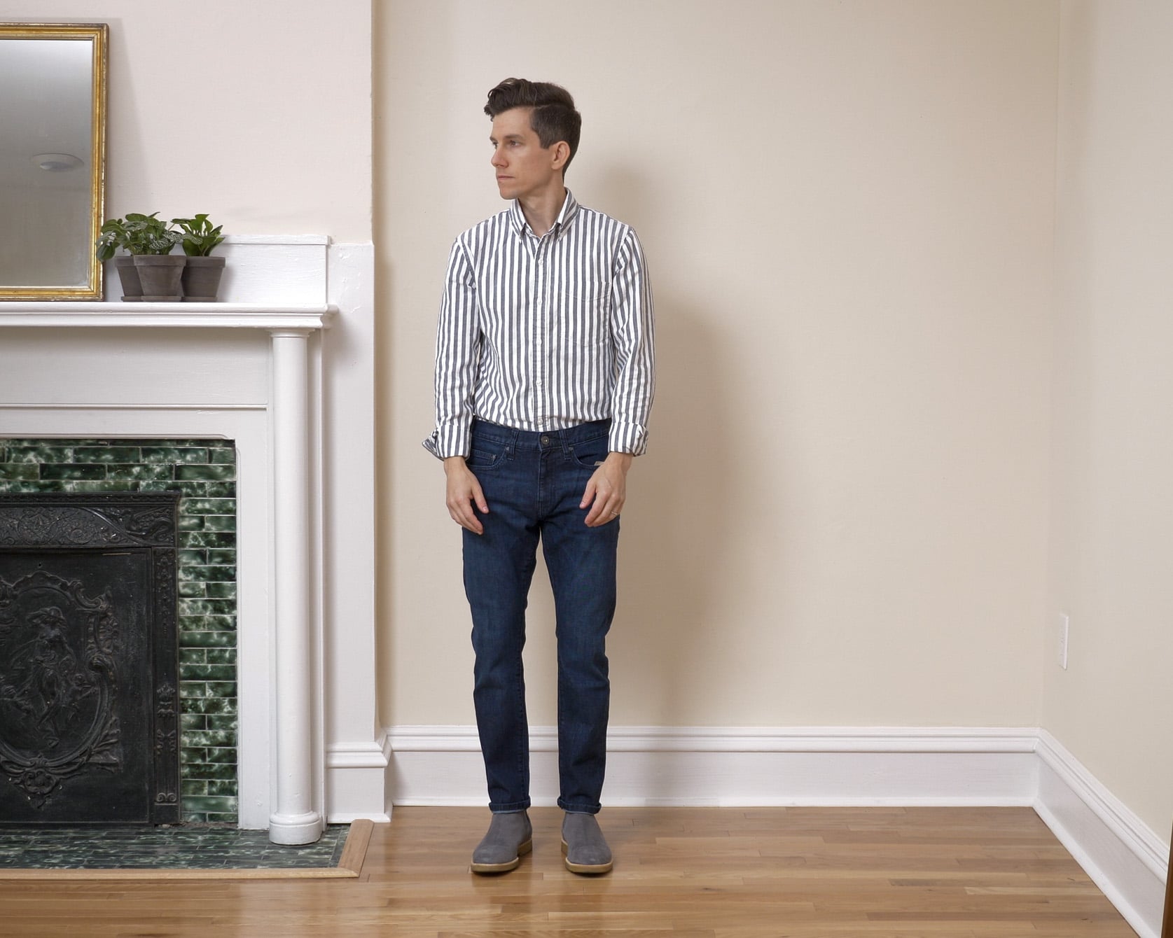 Goodthreads Oxford Shirt tucked