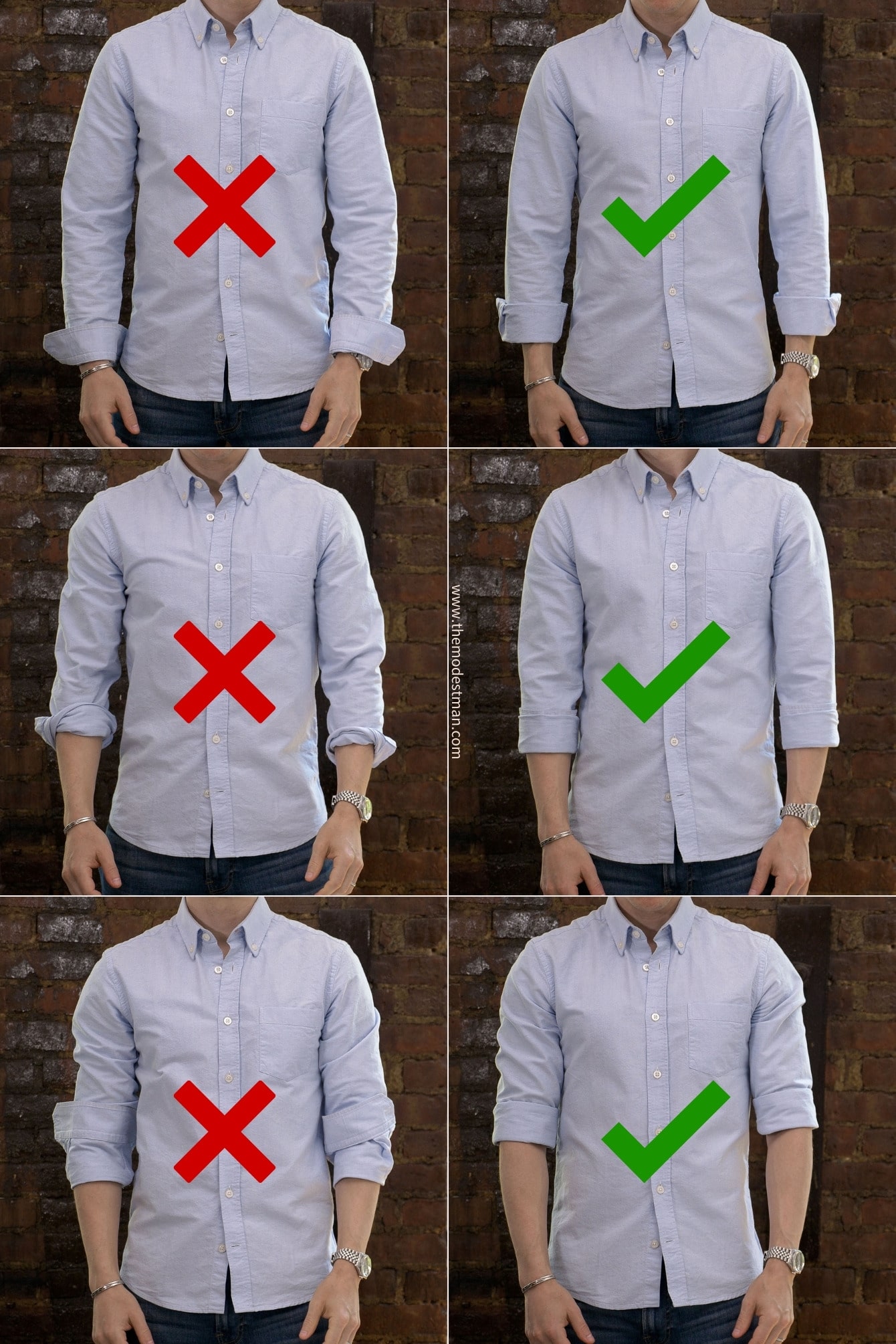 How to roll your sleeves up