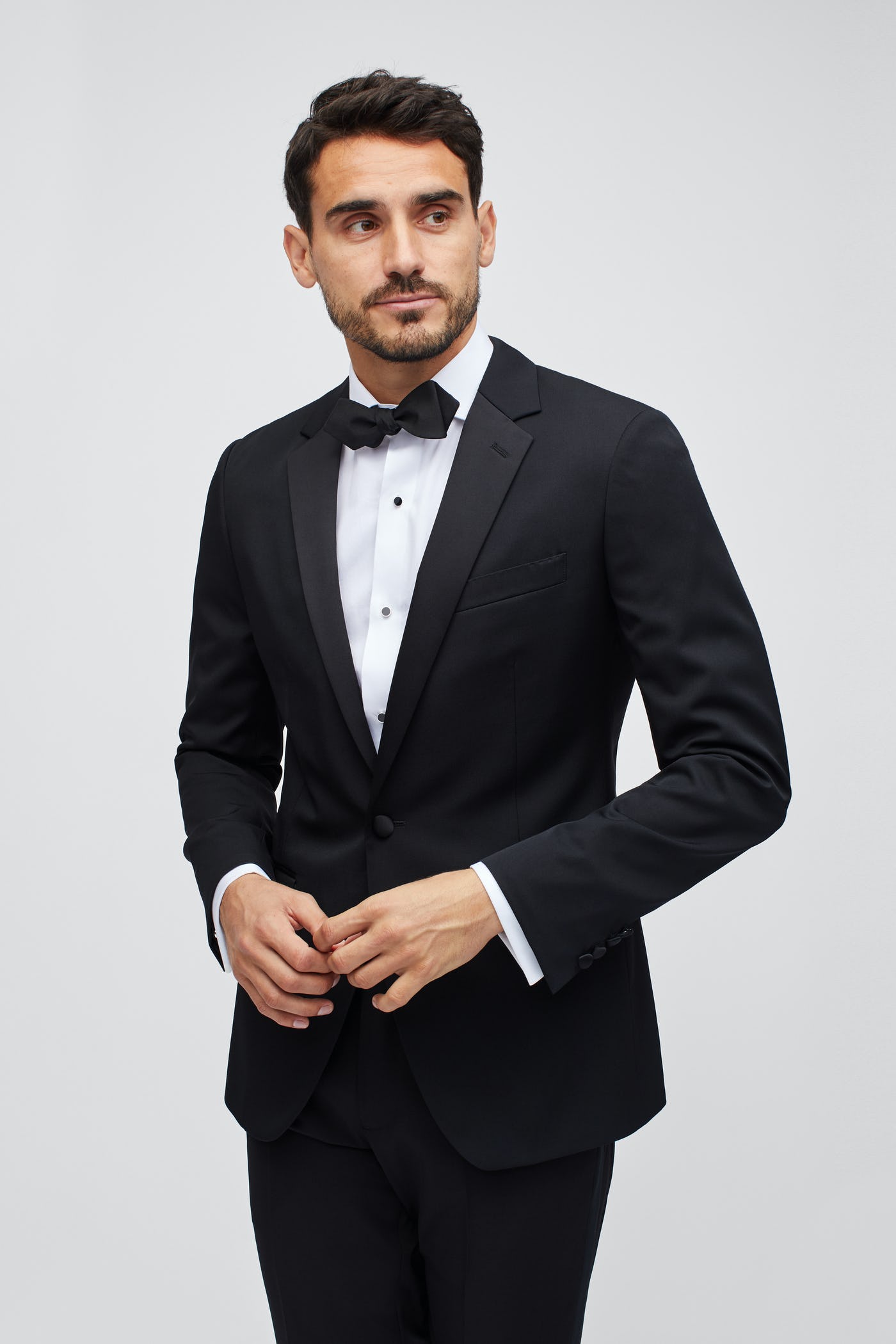 tuxedo with notch lapels