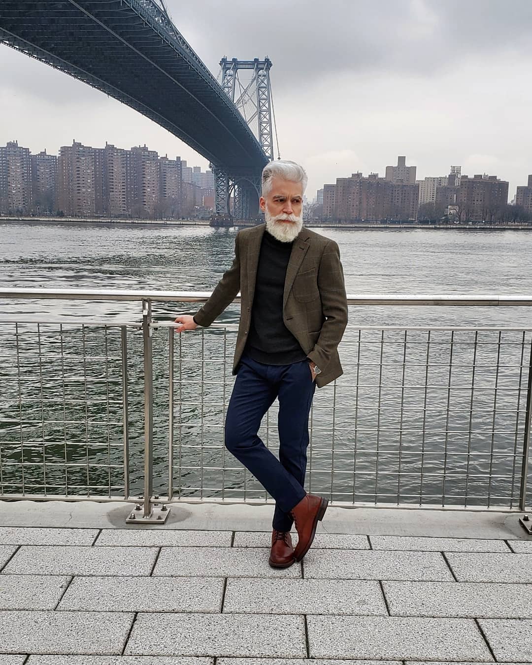 Eric in brown Indochino jacket