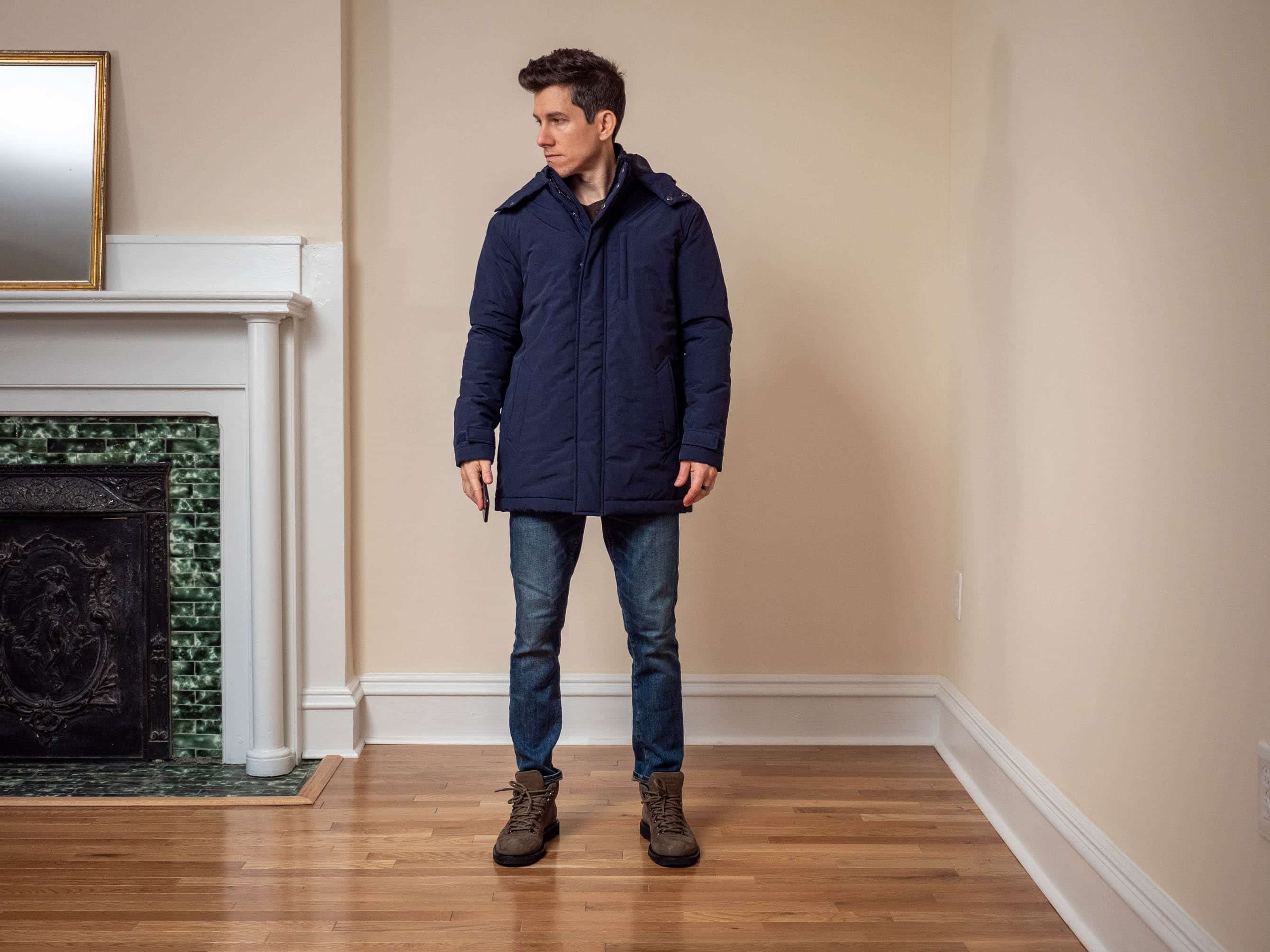 Peter Manning Winter Parka front zipped