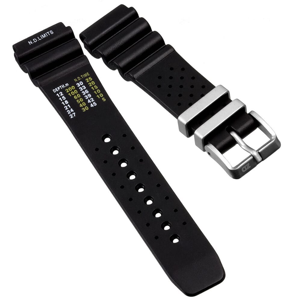 ZULUDIVER 286 Italian Rubber Watch Strap