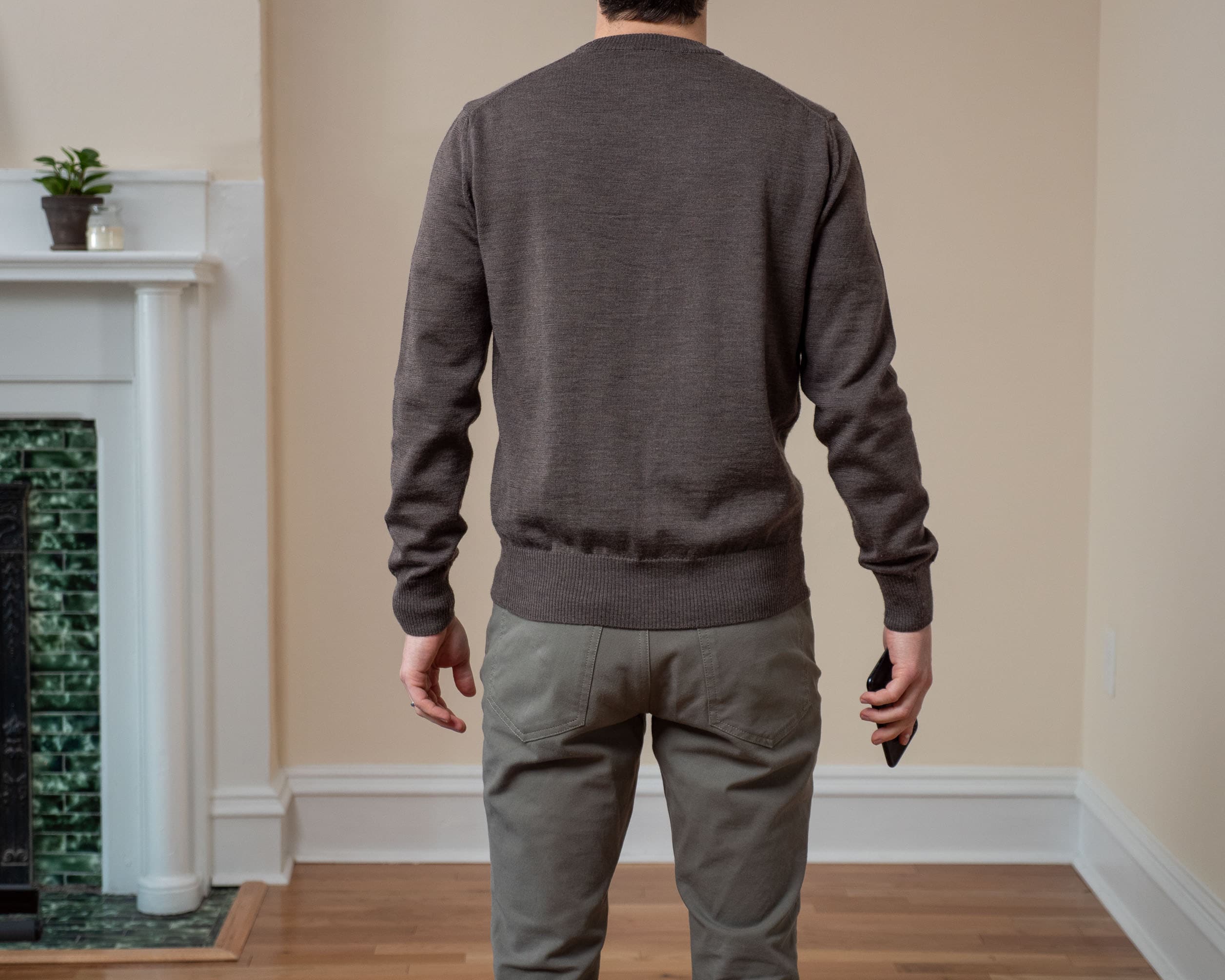 ASKET Merino Sweater back