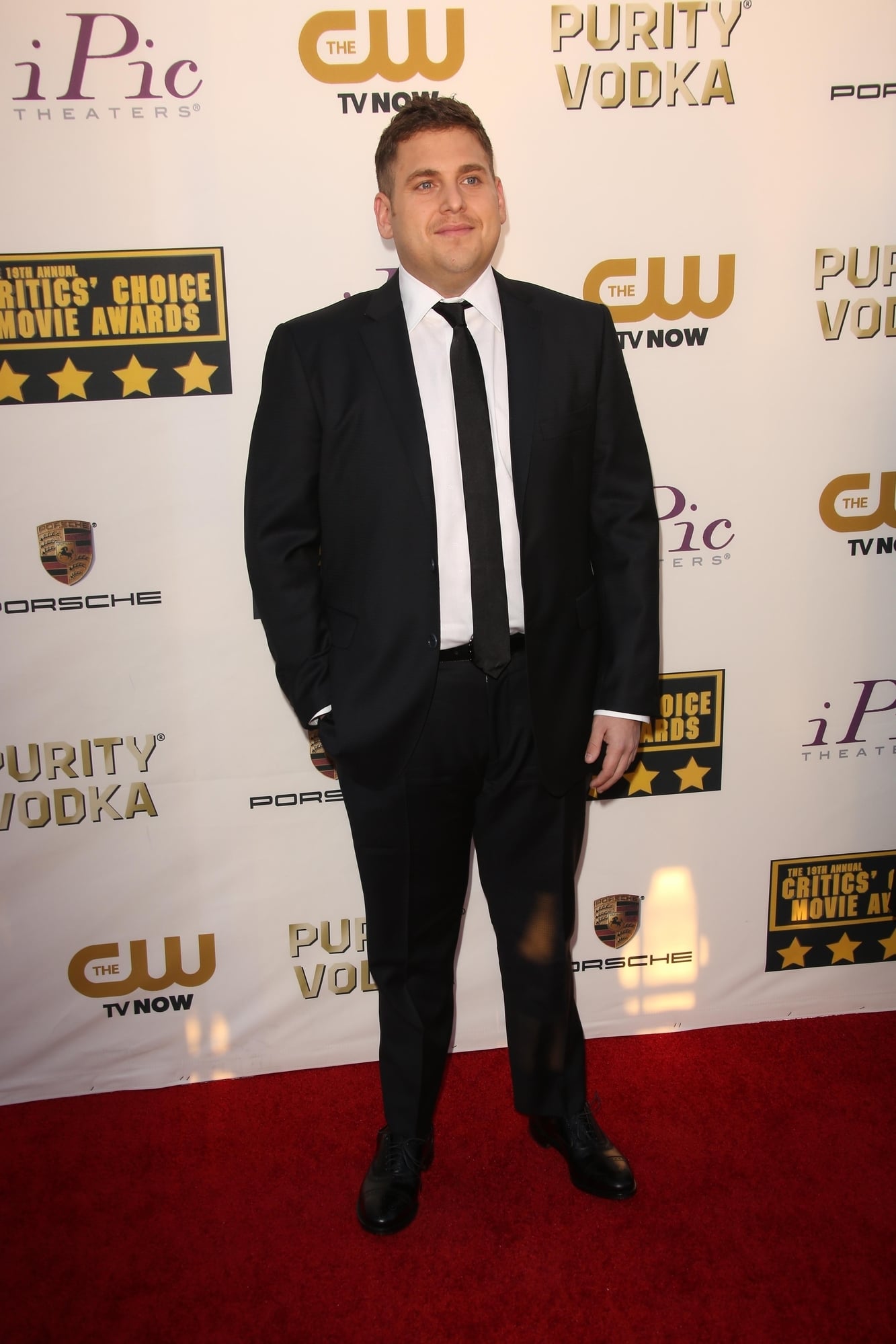 Jonah Hill black suit